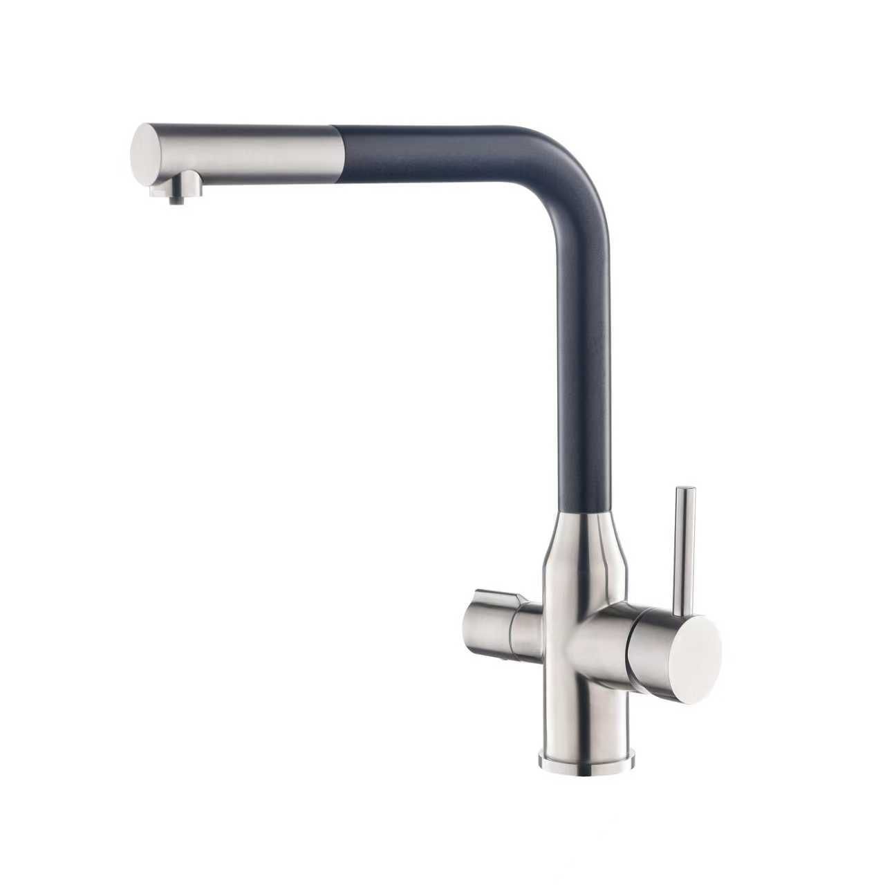 FAUCET -304SS- Q7 BLACK/SILVER
